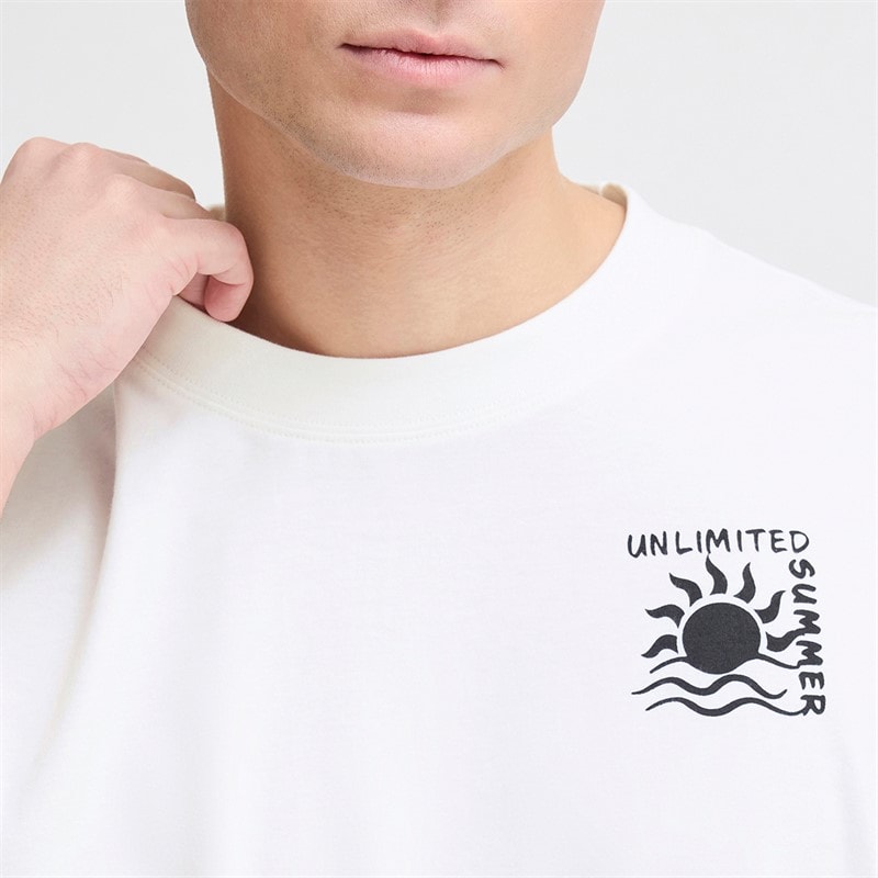 Solid Herre Daniel T-shirt Hvid - Billede 3