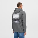 Solid Herre Dix Hættetrøje Dark Grey Melange