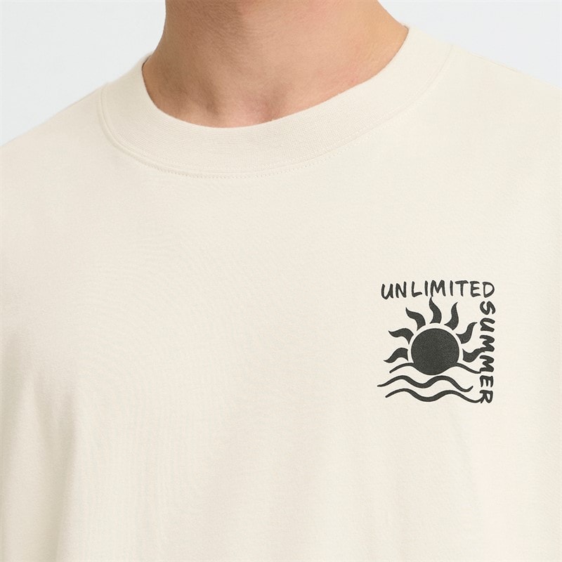 Solid Herre Daniel T-shirt Oatmeal - Billede 3