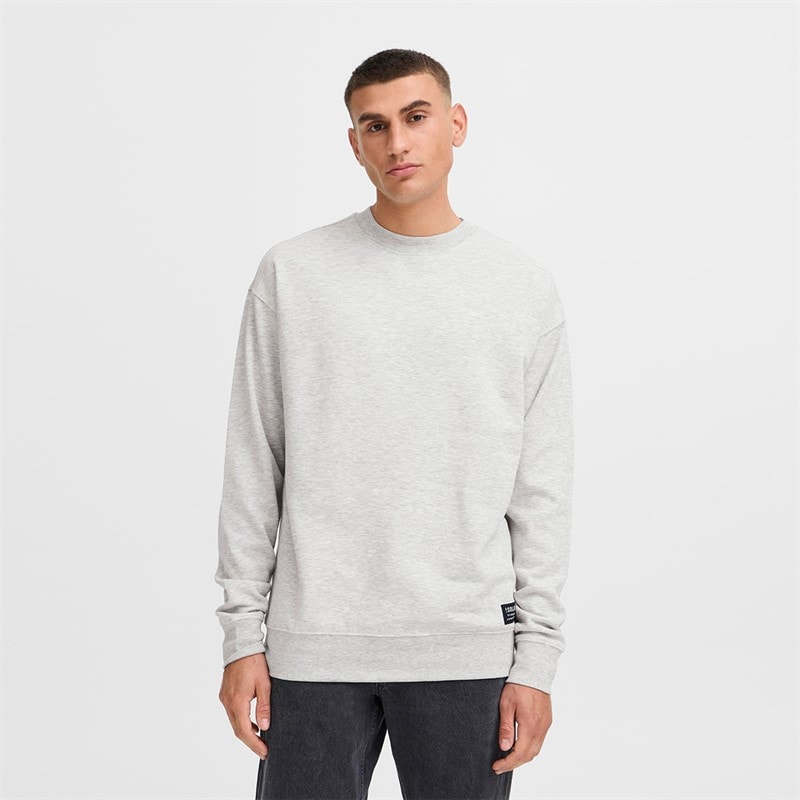 Solid Herre Dixon Sweatshirt Light Grey Melange - Billede 2