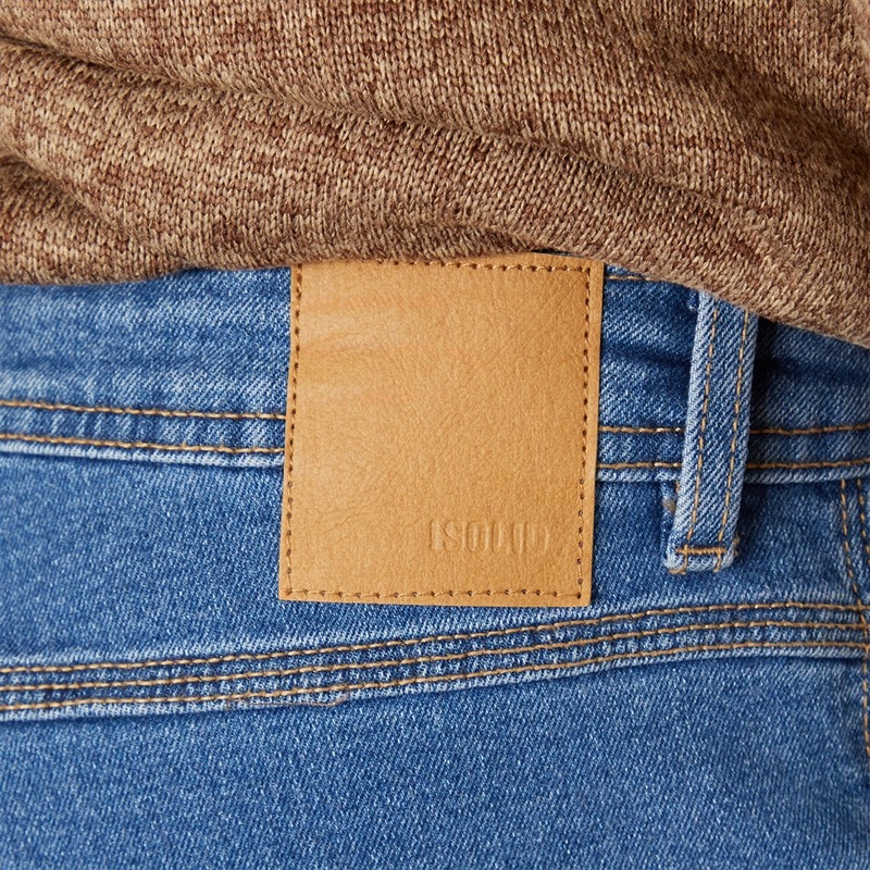 Solid Herre Harlan Denim Jeans Middle Blue Denim - Billede 3