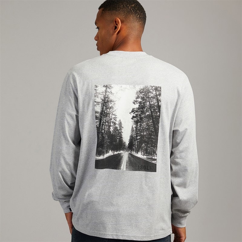 Solid Herre Harrold Top Light Grey Melange - Billede 3
