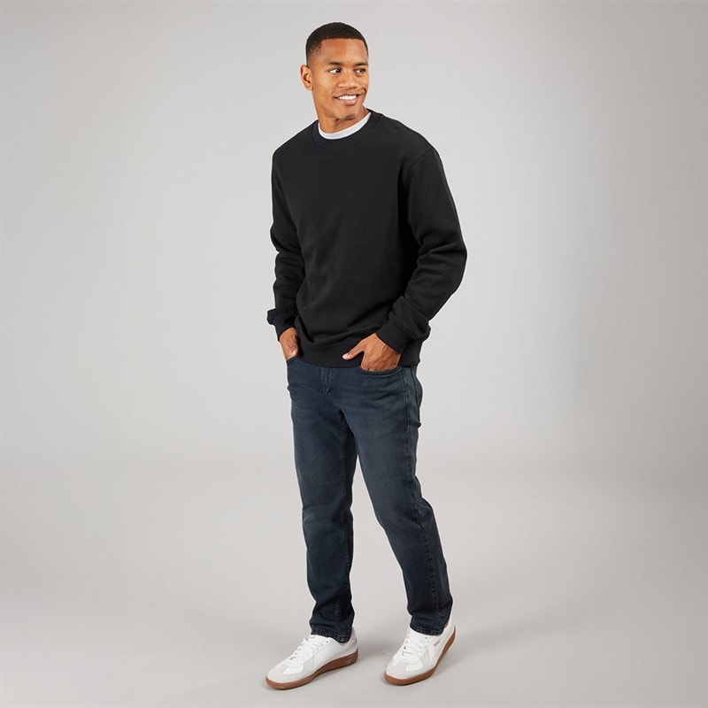 Solid Herre Holton Sweatshirt True Black - Billede 4