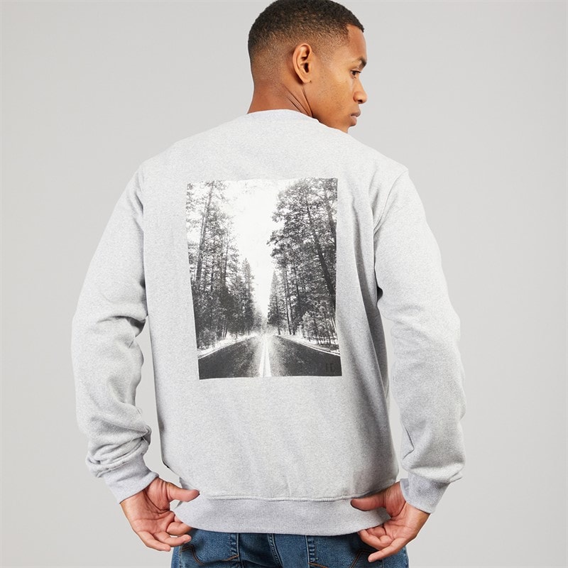 Solid Herre Holton Sweatshirt Light Grey Melange