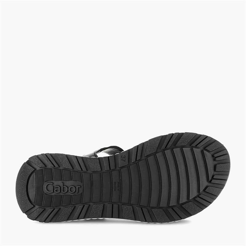 Gabor Dame ankelrem sandaler Sort/Snake - Billede 5