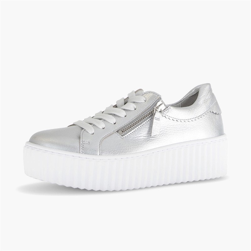 Gabor Dame platform sneakers Silver - Billede 2