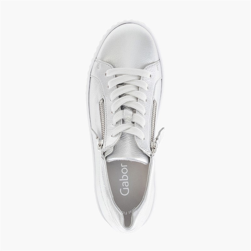 Gabor Dame platform sneakers Silver - Billede 3