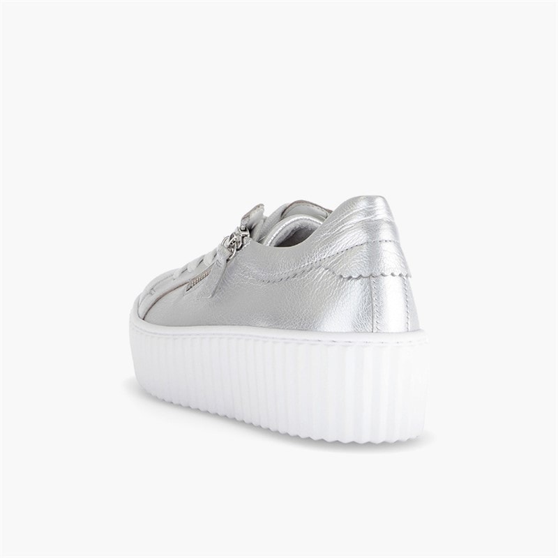 Gabor Dame platform sneakers Silver - Billede 4