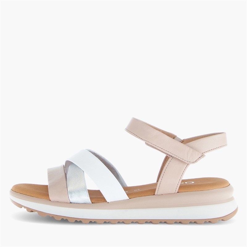 Gabor Dame ankelrem sandaler Hvid/Silver/Rose