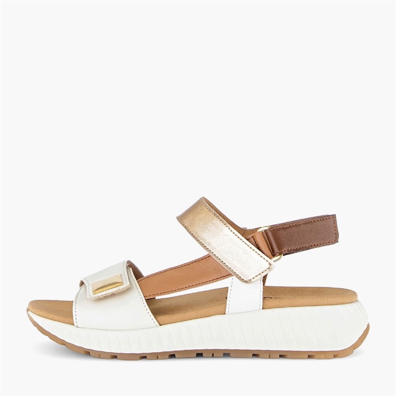 Gabor Dame ankelrem sandaler Tan/Gold