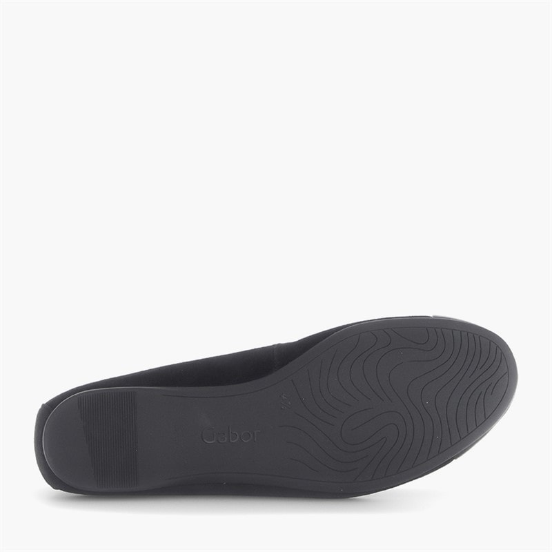 Gabor Dame Ballerina Sko Sort - Billede 5