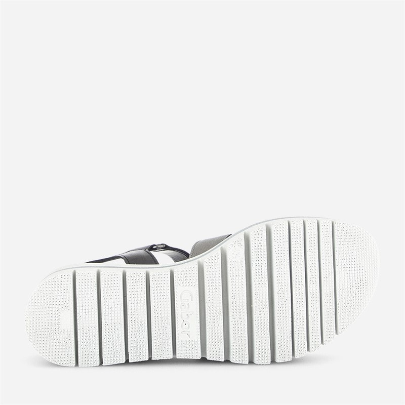 Gabor Dame ankelrem sandaler Sort/Silver - Billede 5