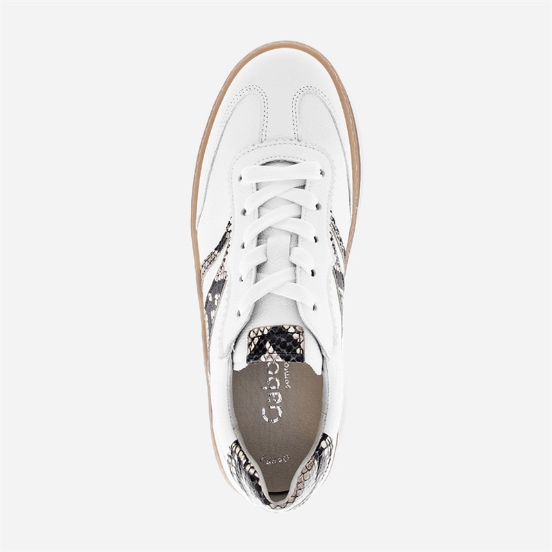 Gabor Dame læder sneakers Hvid/Snake - Billede 3