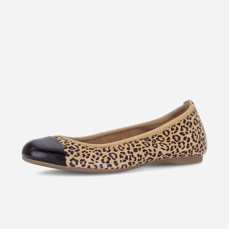 Gabor Dame Ballerina Sko Leopard - Billede 2