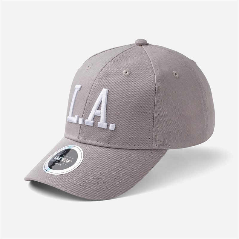 Upfront L.A Baseball Kasket Silver White - Billede 1