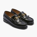 Playboy Footwear Dame Valerie Loafers Black Leather
