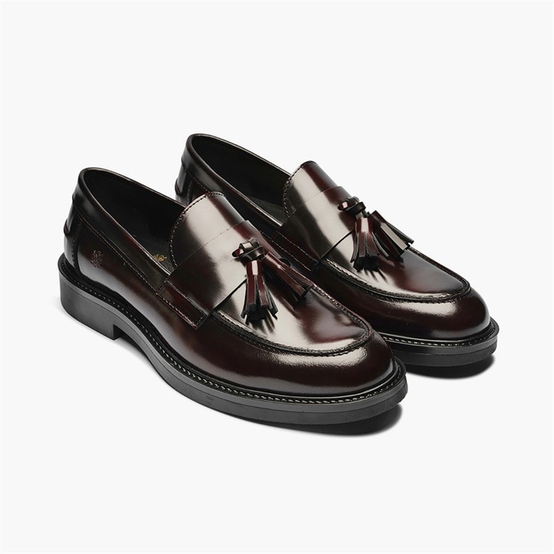 Playboy Footwear Herre Filippo loafers Bordo Polido