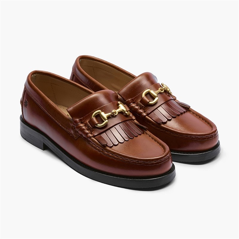 Playboy Footwear Dame Valerie Loafers Brandy Leather - Billede 1