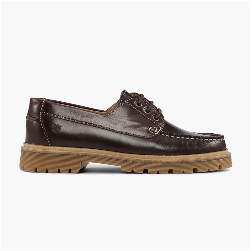 Playboy Footwear Dame Claudine Sko Mørkebrun Læder Dk.Brown Leather - Billede 2