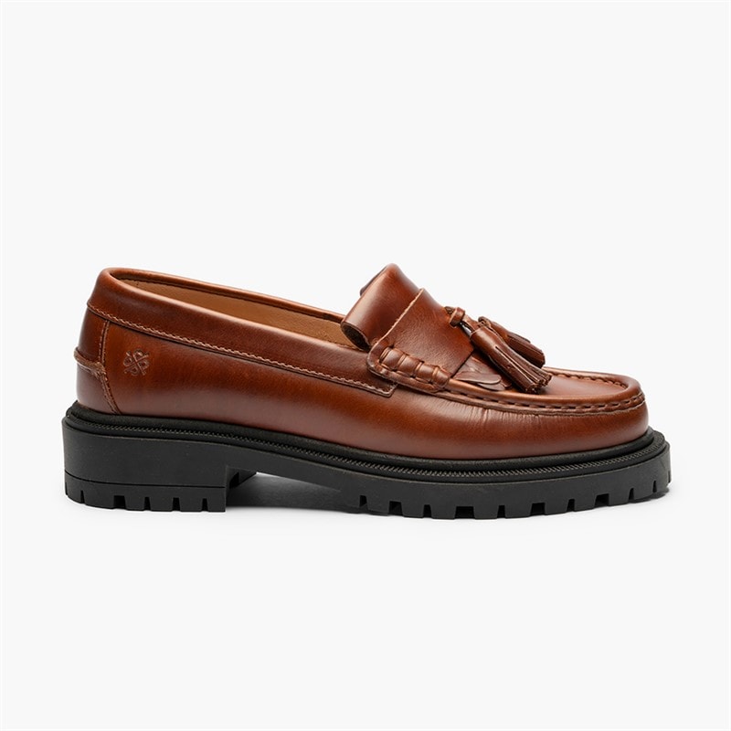 Playboy Footwear Dame Edith loafers Brandy Leather - Billede 2