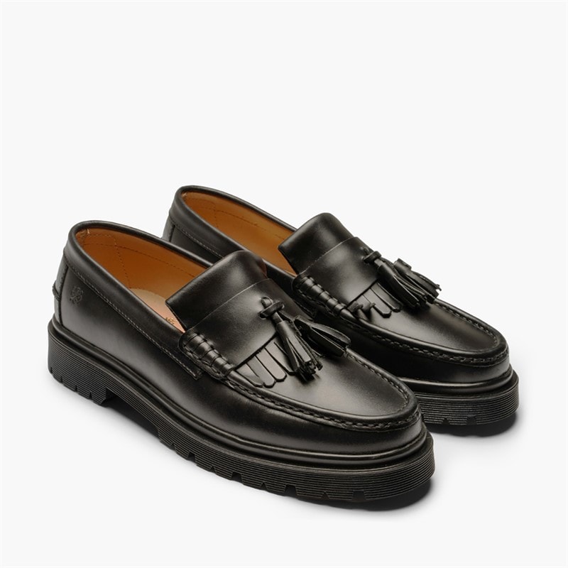 Playboy Footwear Herre Toc1936 The Baker Sko Black Leather - Billede 1