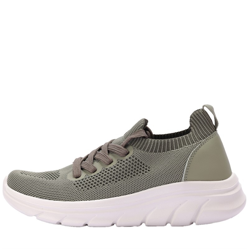 Rugged Gear Dame New Kit Melange Sneakers kakigrøn - Billede 1