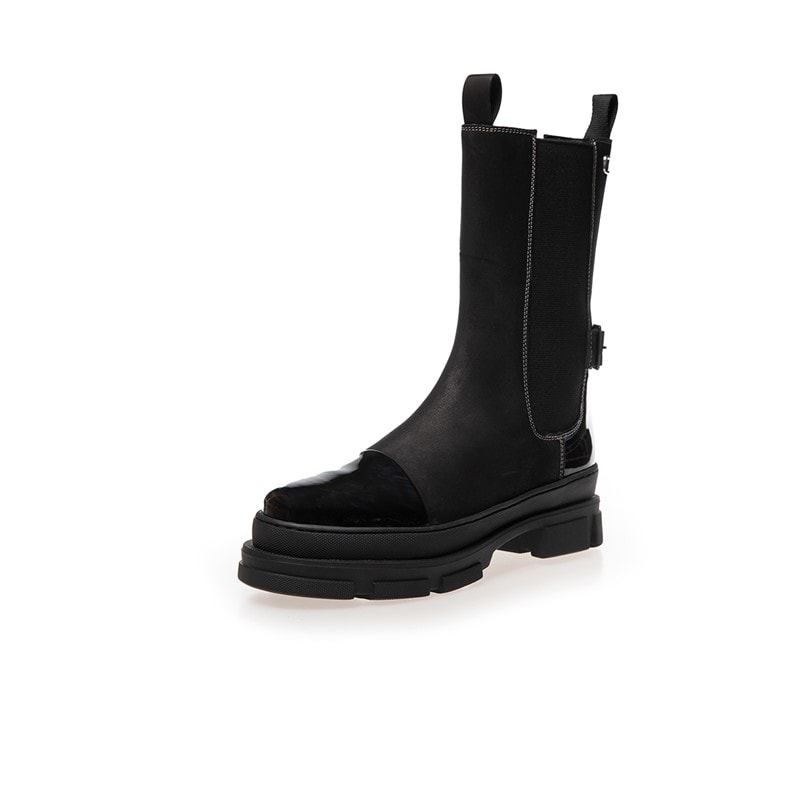 Copenhagen Shoes Dameskoene The Belive Støvler 038 Black Patent - Billede 2