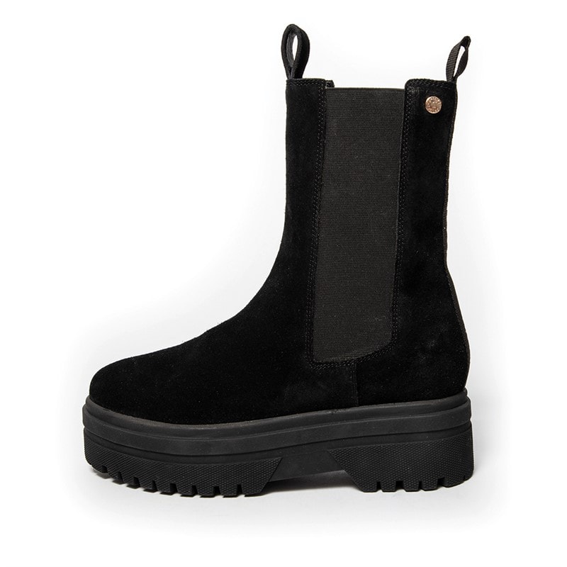 Copenhagen Shoes Dame Go Suede Copenhagen Støvler 001 Sort