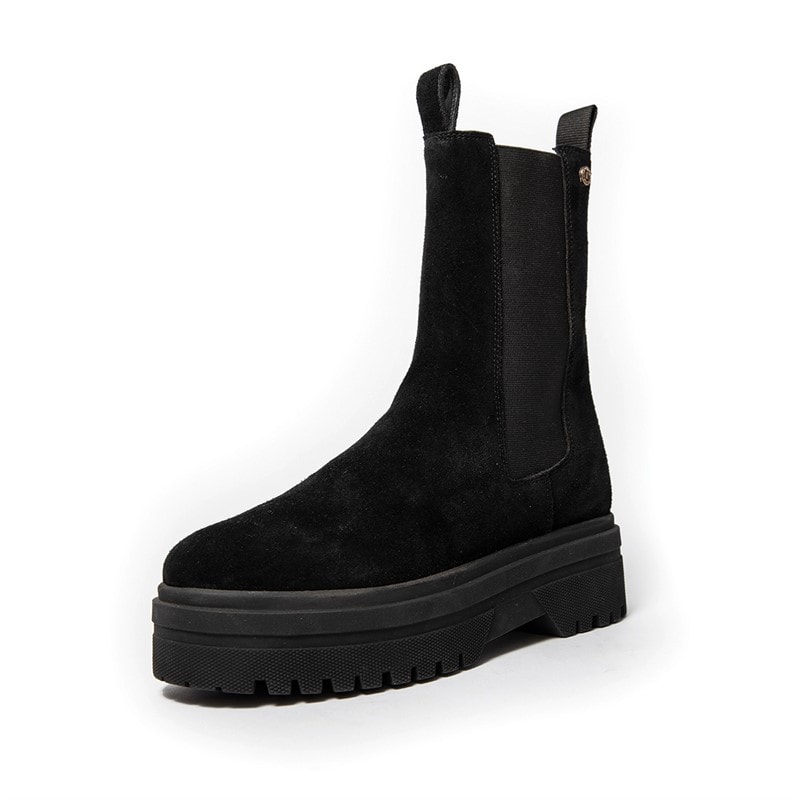 Copenhagen Shoes Dame Go Suede Copenhagen Støvler 001 Sort - Billede 3