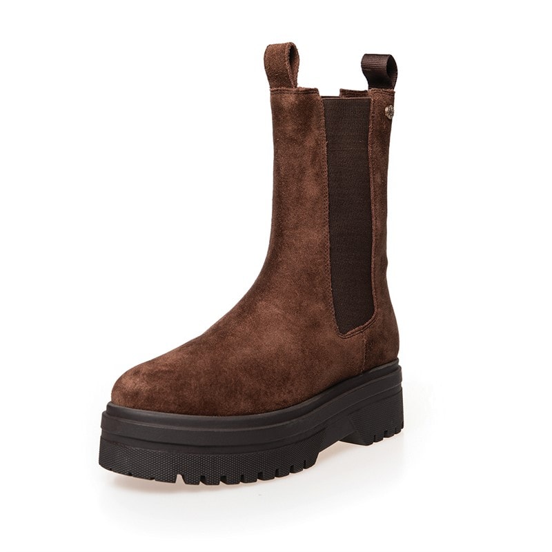 Copenhagen Shoes Dame Going Suede Copenhagen Støvler 0035 Mørkebrun (Kaffe Bønne) - Billede 3