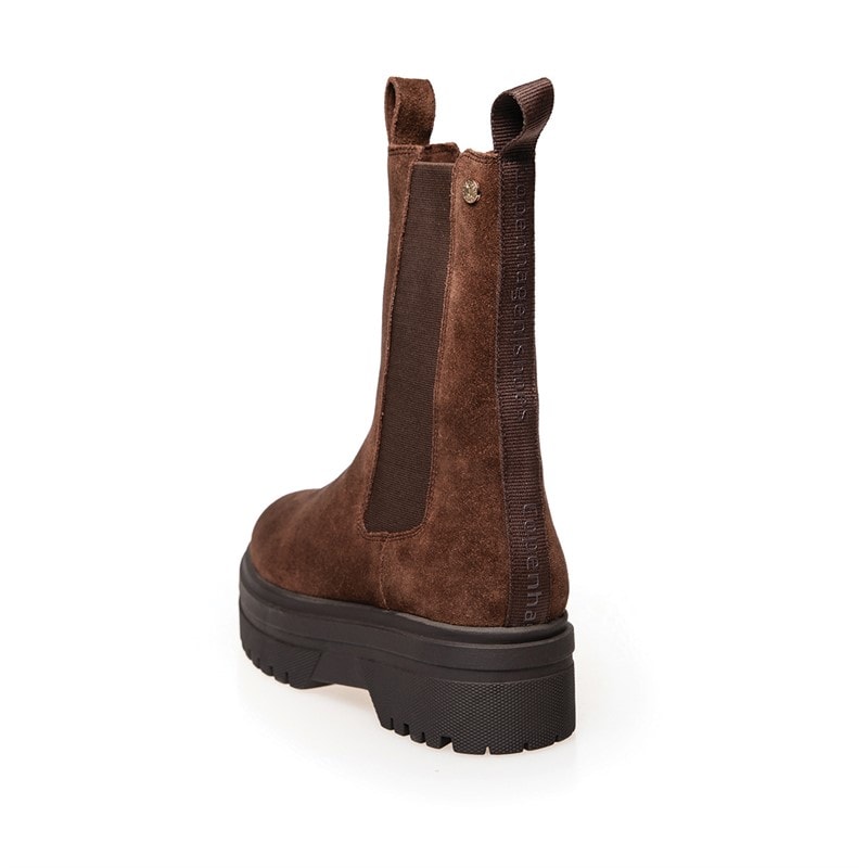 Copenhagen Shoes Dame Going Suede Copenhagen Støvler 0035 Mørkebrun (Kaffe Bønne) - Billede 4