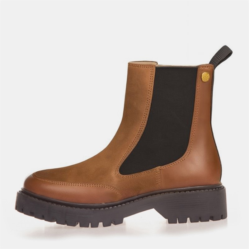 Copenhagen Shoes Piger Efterår Støvler 0241 Cognac - Billede 1