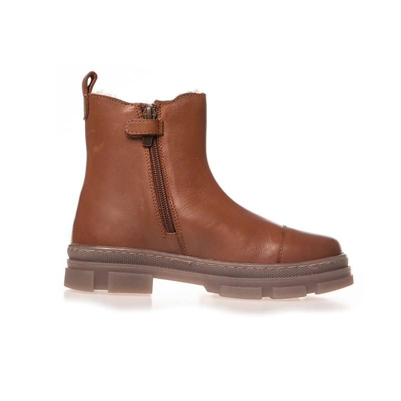 Copenhagen Shoes Piger Flotte Lave Støvler 112 Cognac - Billede 3
