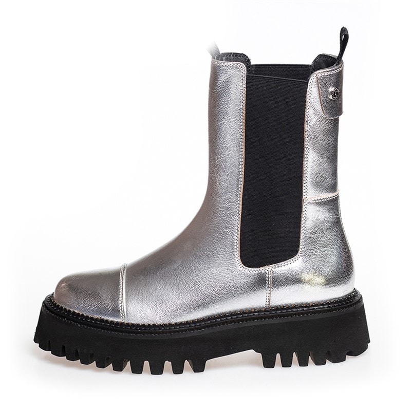 Copenhagen Shoes Dame Lemon Silver Støvler 0050 Sølv