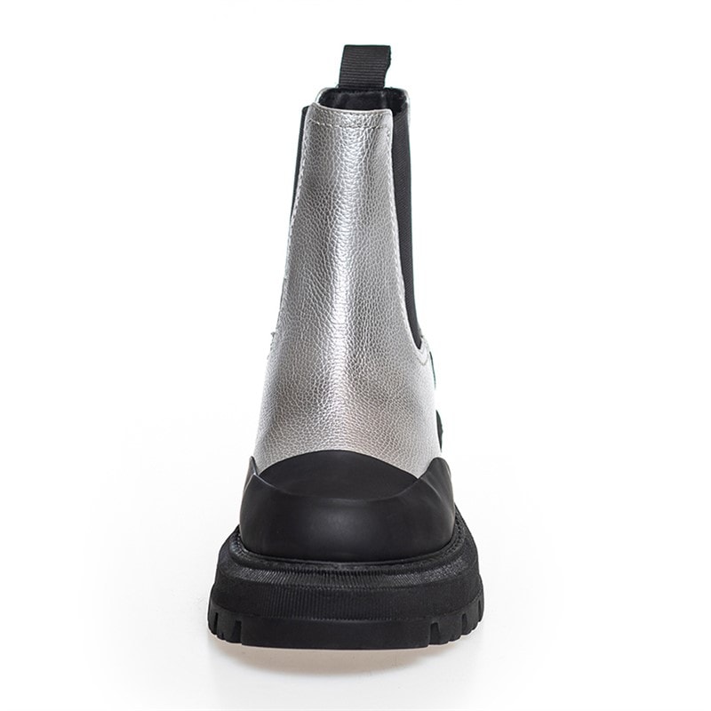 Copenhagen Shoes Dame Sally Piger 23 Lave Støvler 0050 Sølv - Billede 2