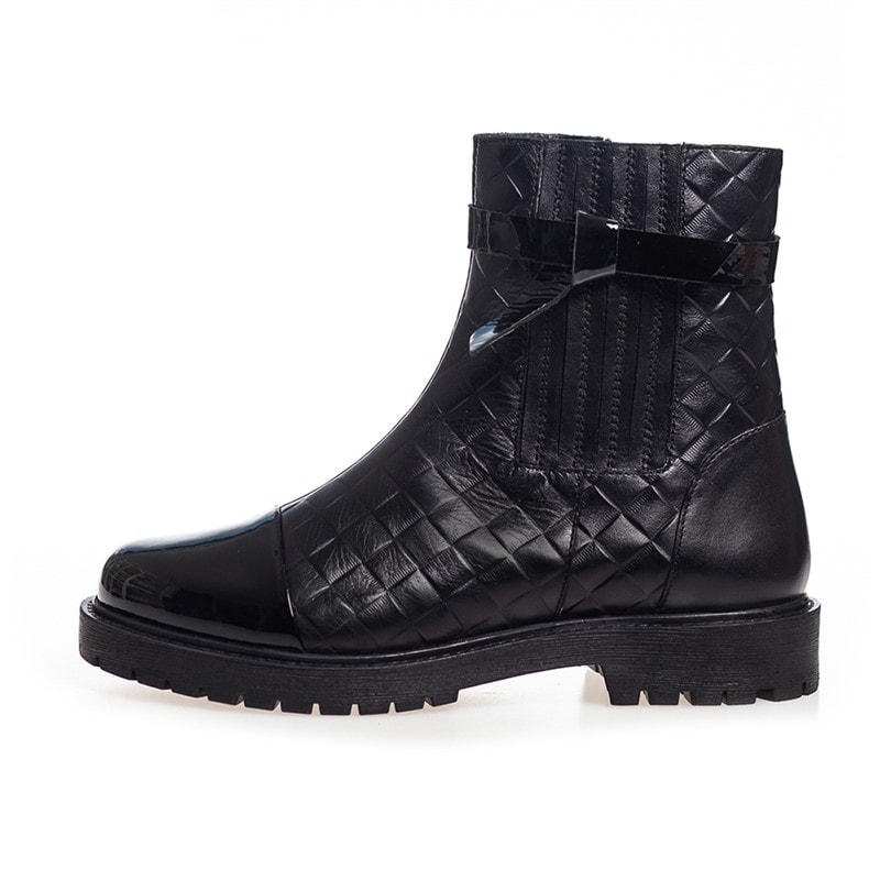 Copenhagen Shoes Dame Vest Mig Gæst Støvler 0011 Sort Lak - Billede 2