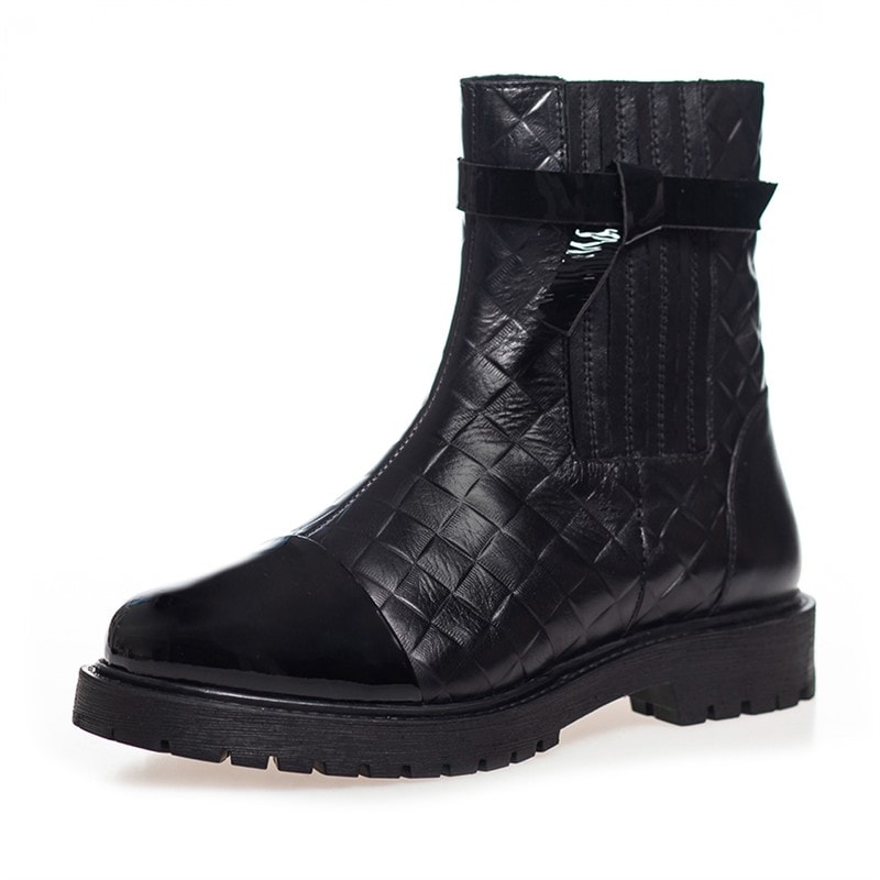 Copenhagen Shoes Dame Vest Mig Gæst Støvler 0011 Sort Lak - Billede 3