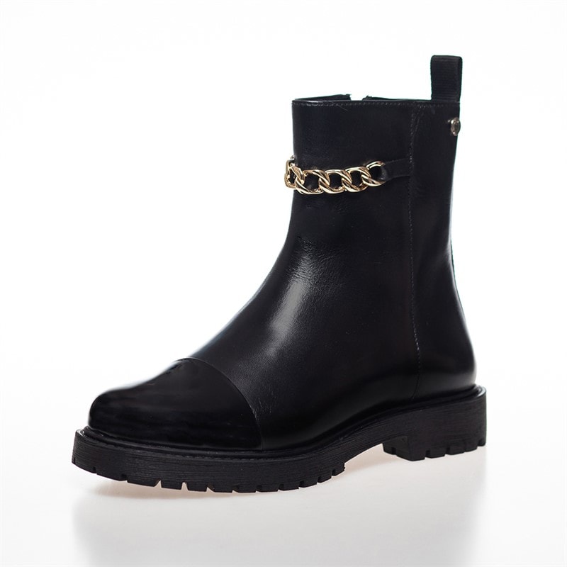 Copenhagen Shoes Dame nye blomster øjne støvler 0001 sort - Billede 2