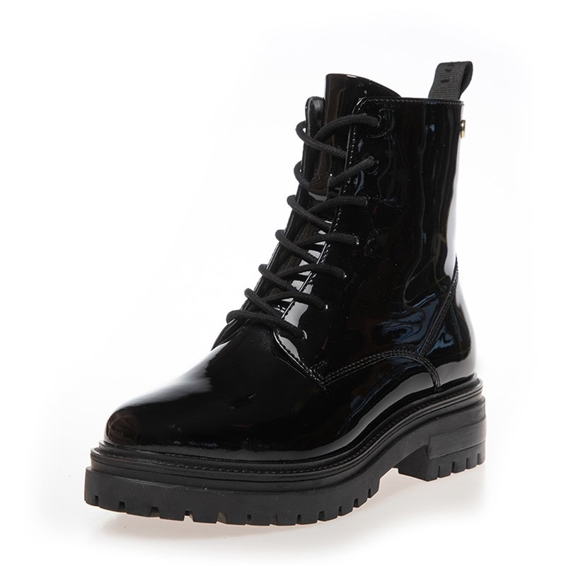 Copenhagen Shoes Dame Rocka Laze Støvler 0011 Sort Lak - Billede 3