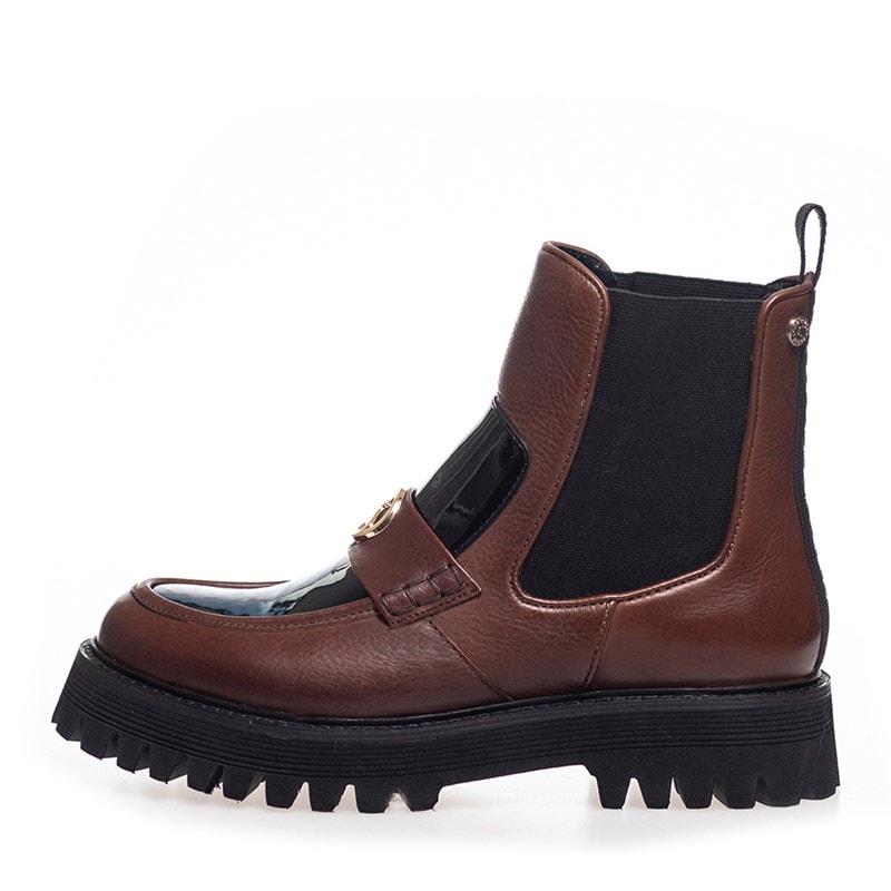 Copenhagen Shoes Dame Magic Walk Støvler 0499 Brun Sort - Billede 1