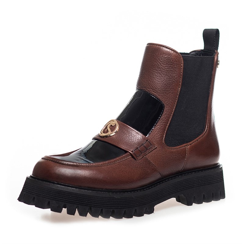 Copenhagen Shoes Dame Magic Walk Støvler 0499 Brun Sort - Billede 2