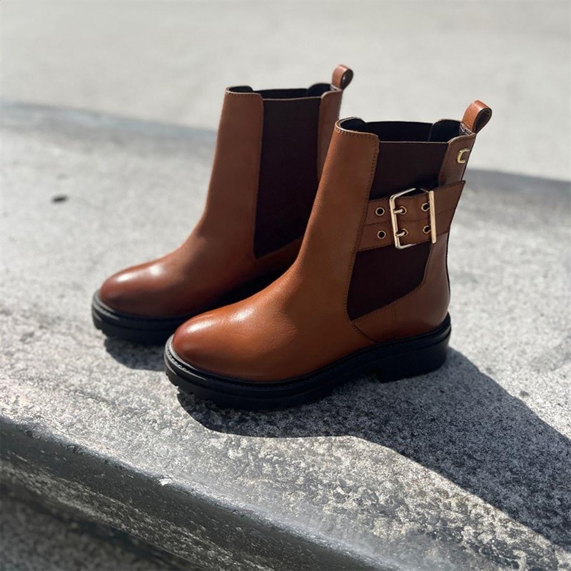 Copenhagen Shoes Dame det er som efterårsstøvler 0241 Cognac - Billede 2