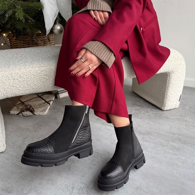 Copenhagen Shoes Dame God stemning kun støvler 0001 Black - Billede 4