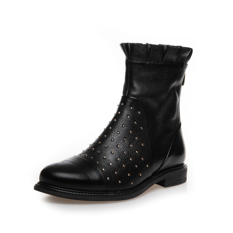 Copenhagen Shoes Dame Lad os Gå Vandrestøvler 0001 Black - Billede 4