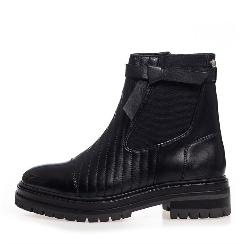 Copenhagen Shoes Dame Når Efteråret Kommer Støvler 0011 Black Patent