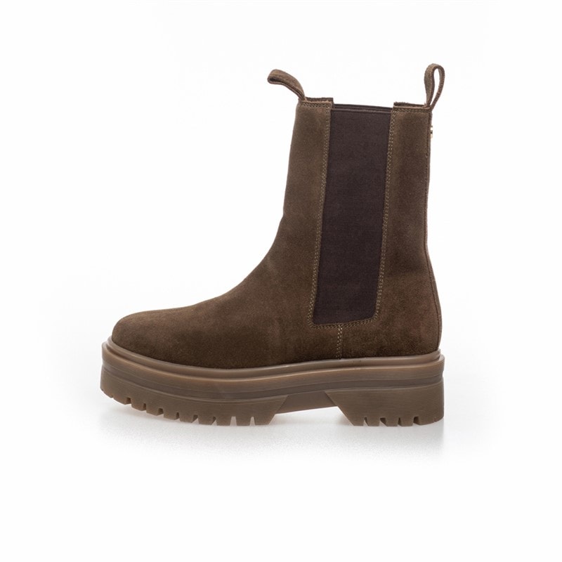 Copenhagen Shoes Dame Suede 22 Støvler 099 Army W/Brown Sole - Billede 2
