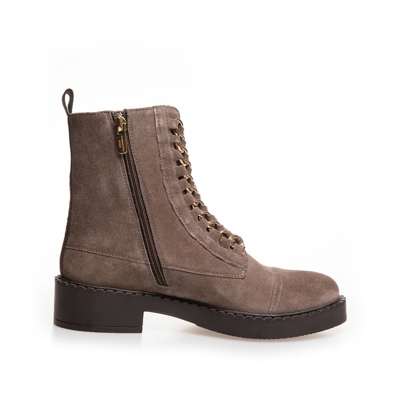 Copenhagen Shoes Dame New Rock Ruskind Støvler 2827 Smoke - Billede 2