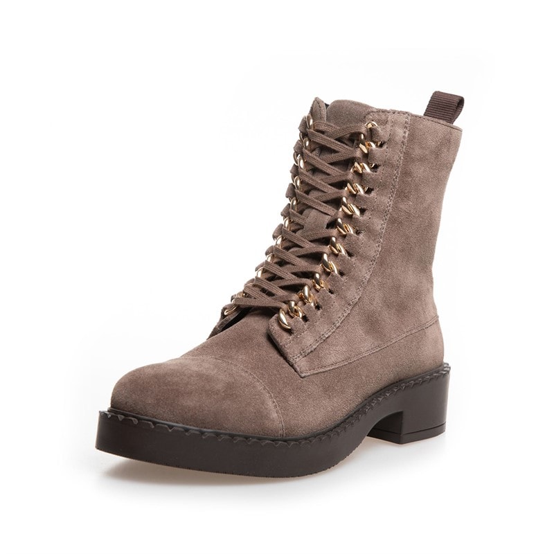 Copenhagen Shoes Dame New Rock Ruskind Støvler 2827 Smoke - Billede 3