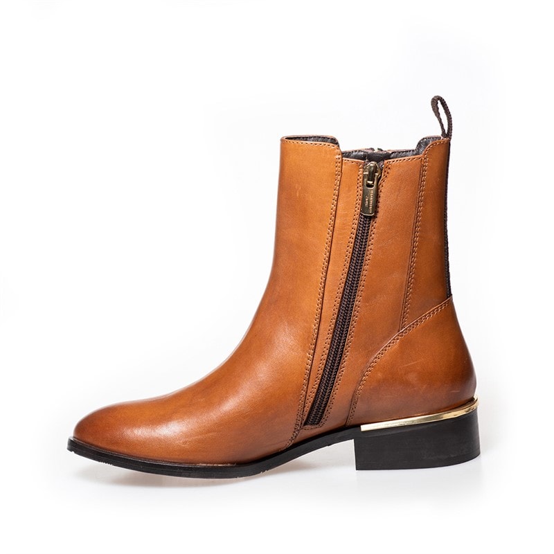 Copenhagen Shoes Dame Ny Feber 22 Cognac Støvler 0241 Cognac - Billede 2
