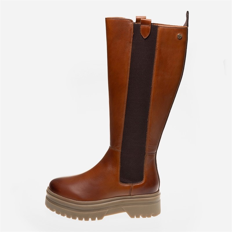 Copenhagen Shoes Dame Går Høje København Støvler 112 Cognac